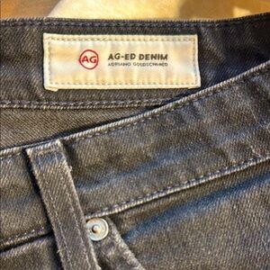 AG 5 Pocket Black Sophia Ankle Style Crop Jeans NWT